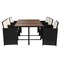 Flash Furniture 7 Piece Natural/Black Modular Patio Set & Cushions TW-3WBE00-NAT-GG - alternate 10